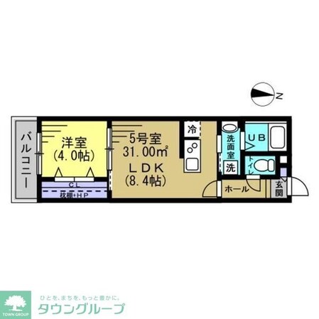 ザ・フォレスト北小金の物件間取画像